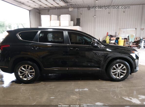 5NMS23AD8KH135543 2019 HYUNDAI SANTA FE Black Вид задньої частини салону