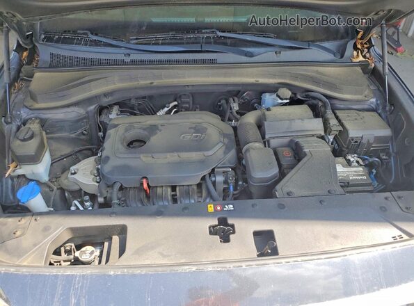 5NMS23AD8LH241525 2020 HYUNDAI SANTA Charcoal Շարժիչի բաժամունքի տեսք