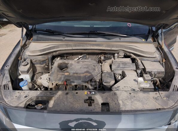 5NMS23AD8LH253934 2020 HYUNDAI SANTA FE Blue Widok z tyłu