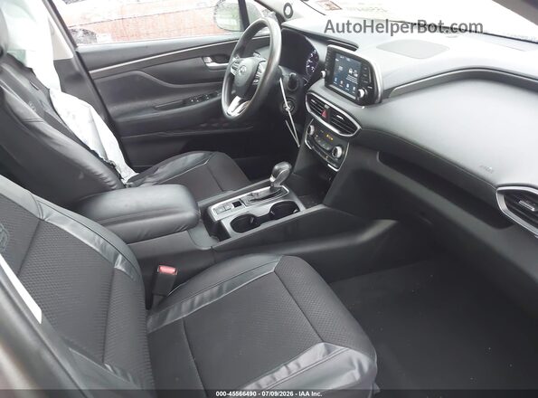 5NMS23AD9KH015878 2019 HYUNDAI SANTA FE Brown Widok wnętrza z przodu
