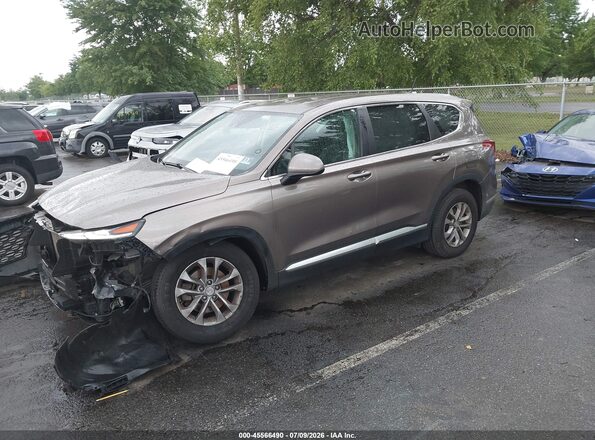 5NMS23AD9KH015878 2019 HYUNDAI SANTA FE Brown Przód lewy