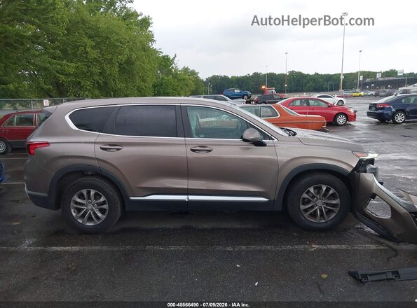 5NMS23AD9KH015878 2019 HYUNDAI SANTA FE Brown Widok wnętrza z tyłu