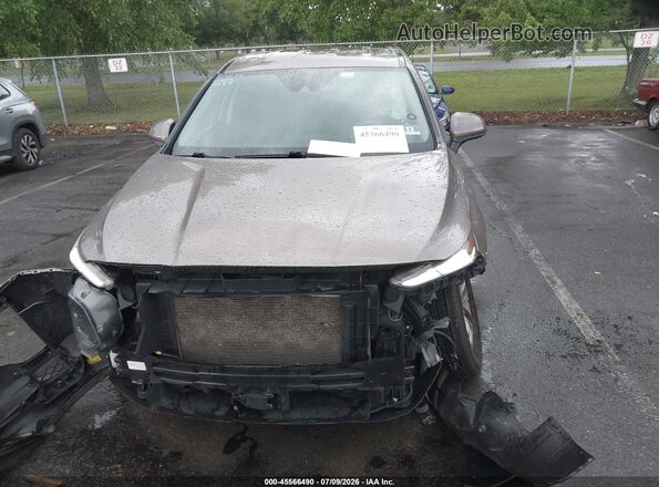5NMS23AD9KH015878 2019 HYUNDAI SANTA FE Brown Widok zestawu wskaźników