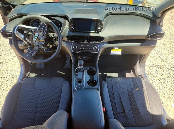 5NMS23AD9LH193386 2020 HYUNDAI SANTA Черный Вид панели приборов