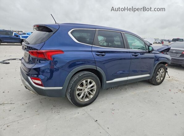 5NMS23ADXKH013511 2019 HYUNDAI SANTA Blue Հետևի աջ