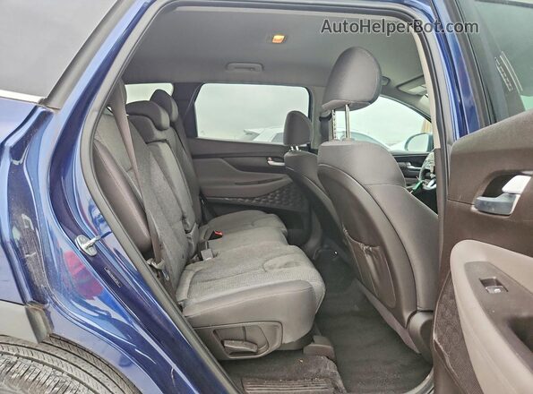 5NMS23ADXKH013511 2019 HYUNDAI SANTA Blue Հետևի նստատեղերի տեսք