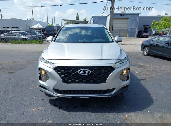 5NMS23ADXKH046749 2019 HYUNDAI SANTA FE Silver წინა ხედი