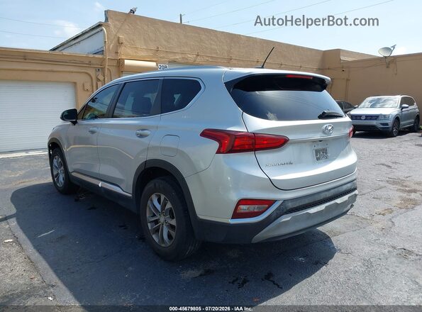 5NMS23ADXKH046749 2019 HYUNDAI SANTA FE Silver უკანა მარცხენა
