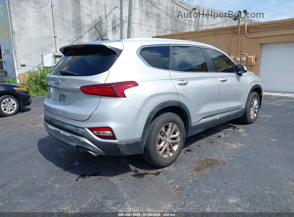 5NMS23ADXKH046749 2019 HYUNDAI SANTA FE Silver უკანა მარჯვენა