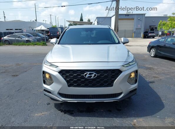 5NMS23ADXKH046749 2019 HYUNDAI SANTA FE Silver ხელსაწყოთა პანელის ხედი