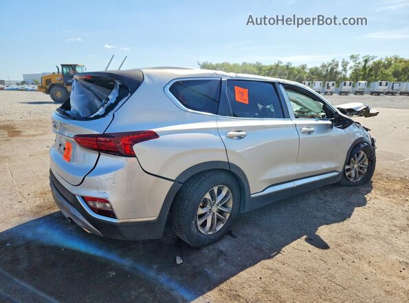 5NMS23ADXKH060411 2019 HYUNDAI SANTA Silver Հետևի աջ
