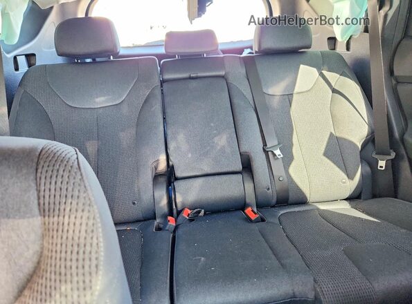 5NMS23ADXKH060411 2019 HYUNDAI SANTA Silver Հետևի նստատեղերի տեսք