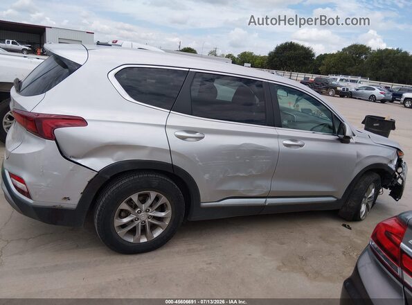 5NMS23ADXKH073157 2019 HYUNDAI SANTA FE Black Widok wnętrza z tyłu