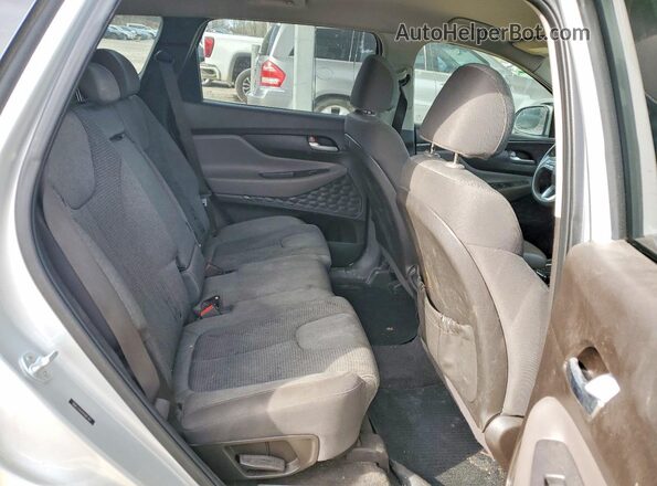 5NMS23ADXKH081307 2019 HYUNDAI SANTA Silver Հետևի նստատեղերի տեսք