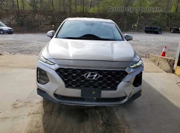 5NMS23ADXKH081307 2019 HYUNDAI SANTA Silver Դիմացի տեսք