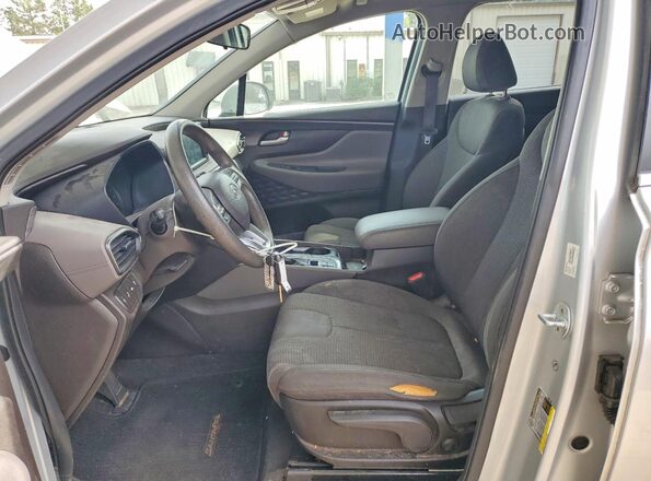 5NMS23ADXKH081307 2019 HYUNDAI SANTA Silver Սալոնի դիմացի տեսք