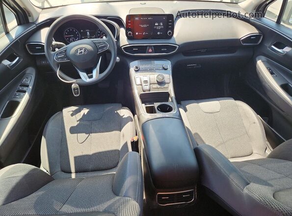 5NMS24AJ0MH342023 2021 HYUNDAI SANTA Gray Առջևի վահանակի տեսք