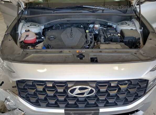 5NMS24AJ0PH545630 2023 HYUNDAI SANTA Silver Vista del compartimento del motor