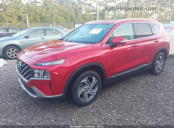 5NMS24AJ0PH597470 2023 HYUNDAI SANTA FE Red Առջևի ձախ երեք քառորդ տեսարան