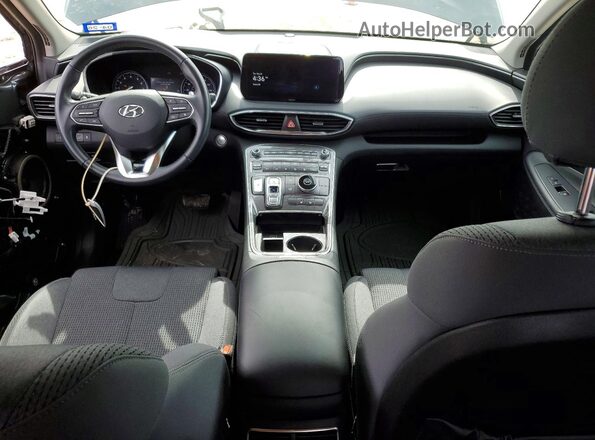 5NMS24AJ0PH652998 2023 HYUNDAI SANTA Gray Dashboard view