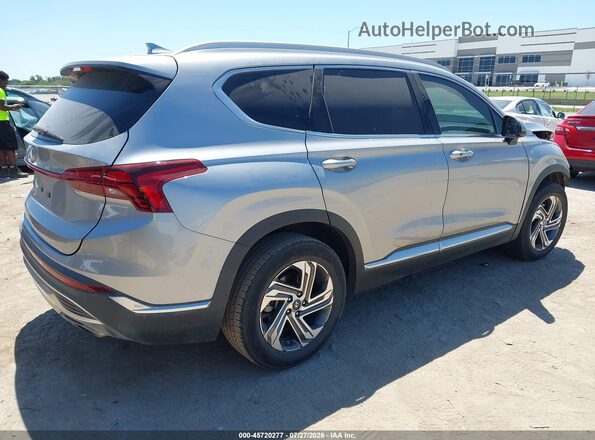 5NMS24AJ3MH307394 2021 HYUNDAI SANTA FE Серебряный Задняя правая четверть
