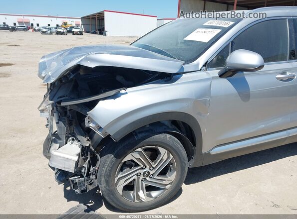 5NMS24AJ3MH307394 2021 HYUNDAI SANTA FE Серебряный Вид спереди