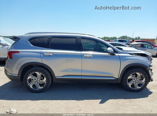 5NMS24AJ3MH307394 2021 HYUNDAI SANTA FE Серебряный Вид задней части салона