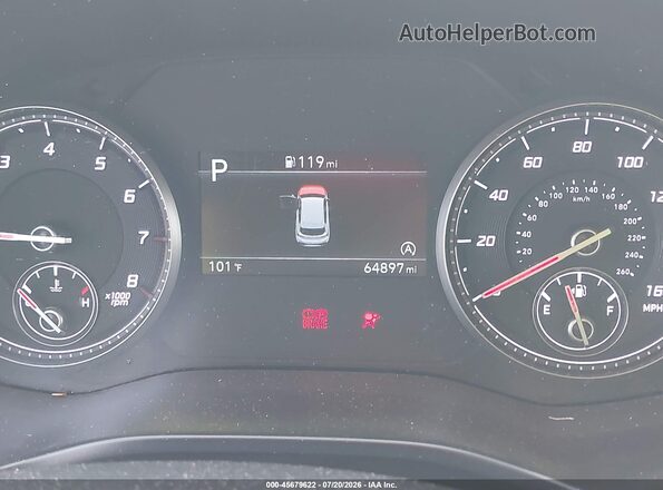 5NMS24AJ3NH459645 2022 HYUNDAI SANTA FE Gray Vista de los asientos traseros