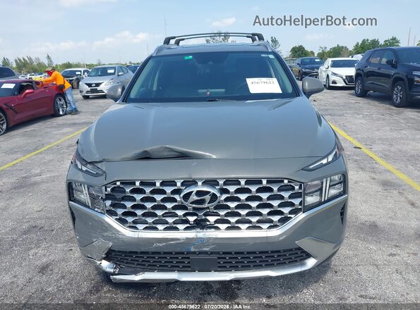 5NMS24AJ3NH459645 2022 HYUNDAI SANTA FE Gray Vista del cuadro de instrumentos