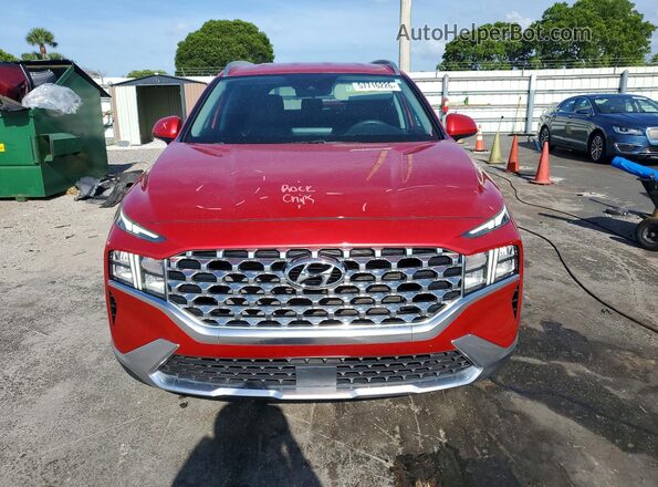 5NMS24AJ4MH331025 2021 HYUNDAI SANTA Red Vista frontal