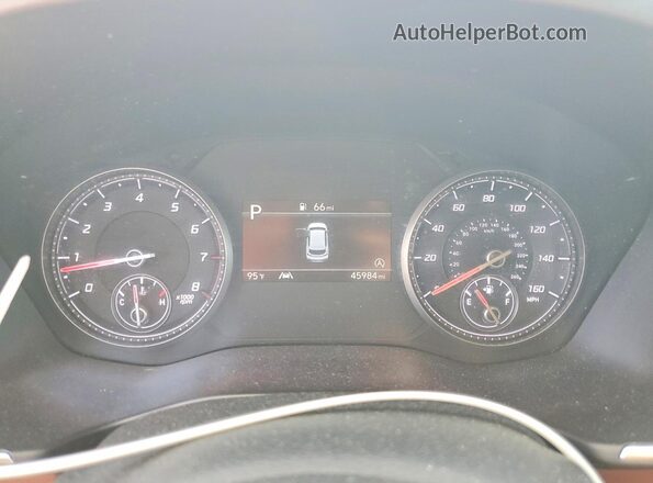 5NMS24AJ4MH331025 2021 HYUNDAI SANTA Red Vista del cuadro de instrumentos