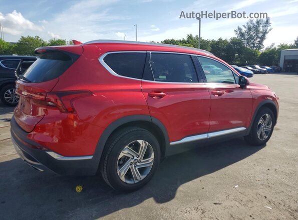 5NMS24AJ4MH331025 2021 HYUNDAI SANTA Red Trasero derecho