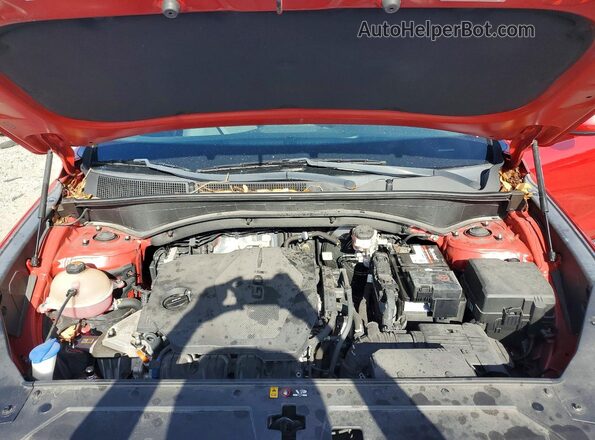 5NMS24AJ4MH331025 2021 HYUNDAI SANTA Red Vista interior trasera
