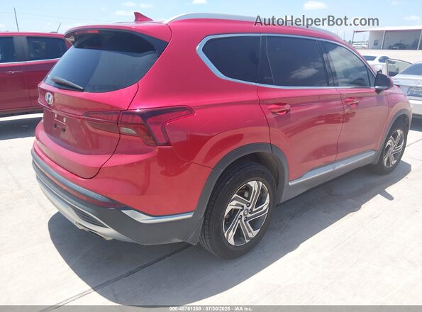 5NMS24AJ4NH433944 2022 HYUNDAI SANTA FE Red Задня права чверть