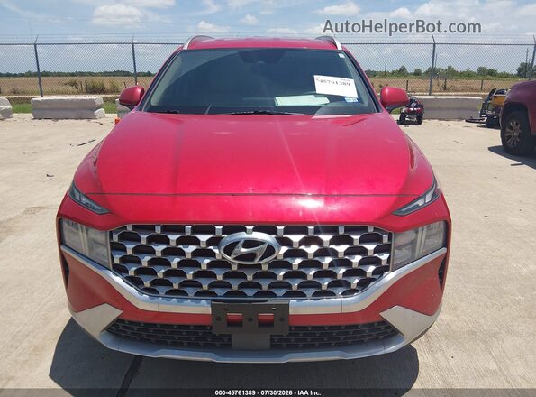 5NMS24AJ4NH433944 2022 HYUNDAI SANTA FE Red Вид спереду