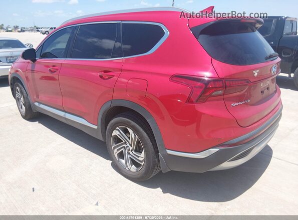 5NMS24AJ4NH433944 2022 HYUNDAI SANTA FE Red Задня ліва чверть