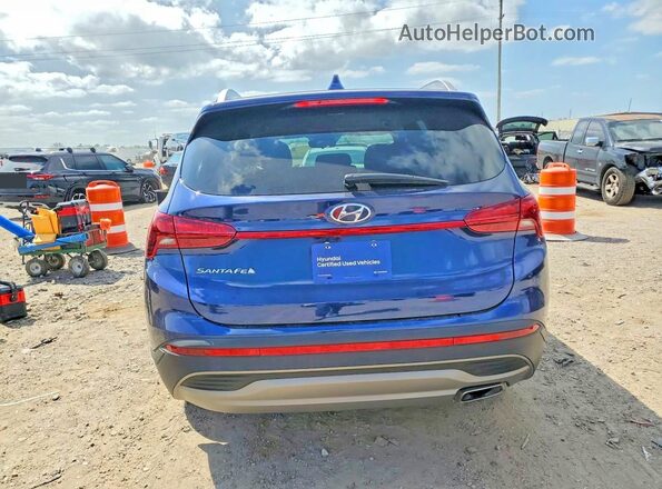 5NMS24AJ4PH596399 2023 HYUNDAI SANTA Blue უკანა ხედი