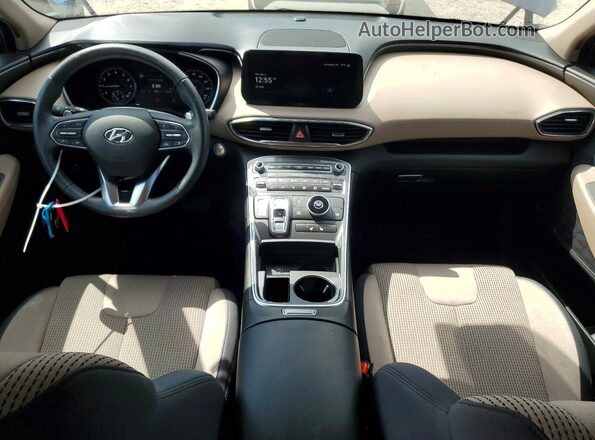 5NMS24AJ4PH596399 2023 HYUNDAI SANTA Blue წინა პანელის ხედი