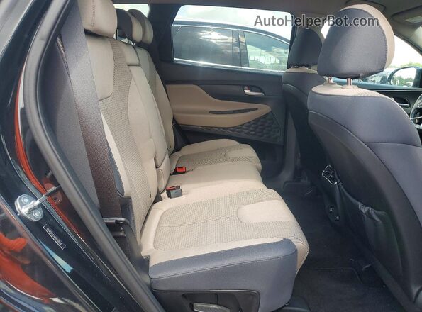 5NMS24AJ4PH602069 2023 HYUNDAI SANTA Black Vista de los asientos traseros
