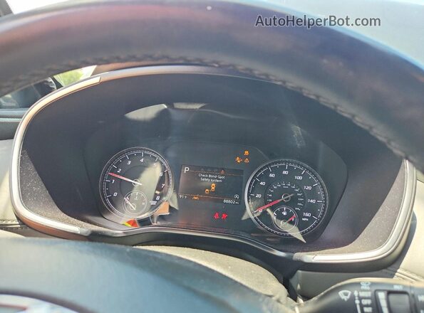 5NMS24AJ5PH539404 2023 HYUNDAI SANTA Gray ხელსაწყოთა პანელის ხედი