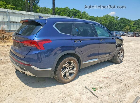 5NMS24AJ6NH396959 2022 HYUNDAI SANTA Blue Задня права чверть