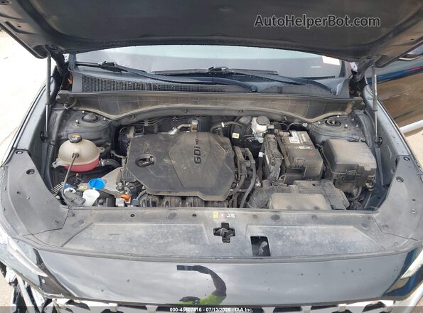 5NMS24AJ7MH326692 2021 HYUNDAI SANTA FE Black Widok z tyłu