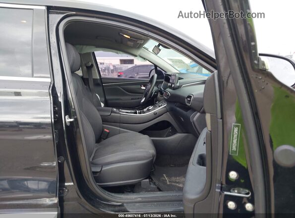 5NMS24AJ7MH326692 2021 HYUNDAI SANTA FE Black Widok wnętrza z przodu