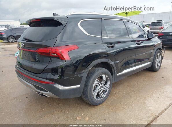 5NMS24AJ7MH326692 2021 HYUNDAI SANTA FE Black Tył prawy