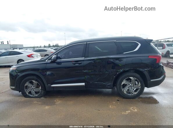5NMS24AJ7MH326692 2021 HYUNDAI SANTA FE Black Widok wnętrza 360 stopni