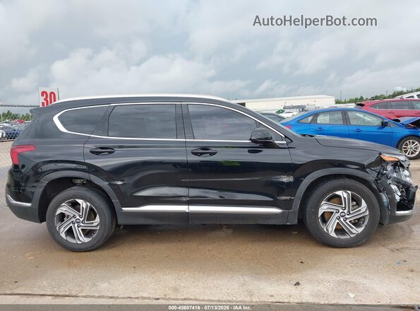 5NMS24AJ7MH326692 2021 HYUNDAI SANTA FE Black Widok wnętrza z tyłu