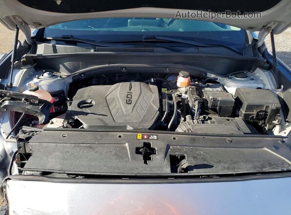 5NMS24AJ7PH648284 2023 HYUNDAI SANTA Серебряный Вид задней части салона