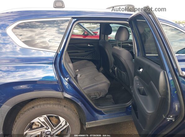 5NMS24AJ8NH454666 2022 HYUNDAI SANTA FE Blue Widok naklejki z numerem VIN