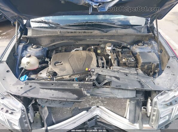 5NMS24AJ8NH454666 2022 HYUNDAI SANTA FE Blue Widok z tyłu