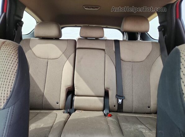 5NMS24AJ8PH487458 2023 HYUNDAI SANTA Red Հետևի նստատեղերի տեսք